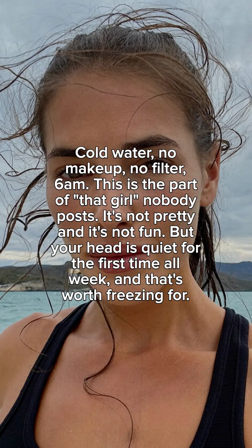 Vertical reel made with Rymate — quote text over b-roll footage (example 8)